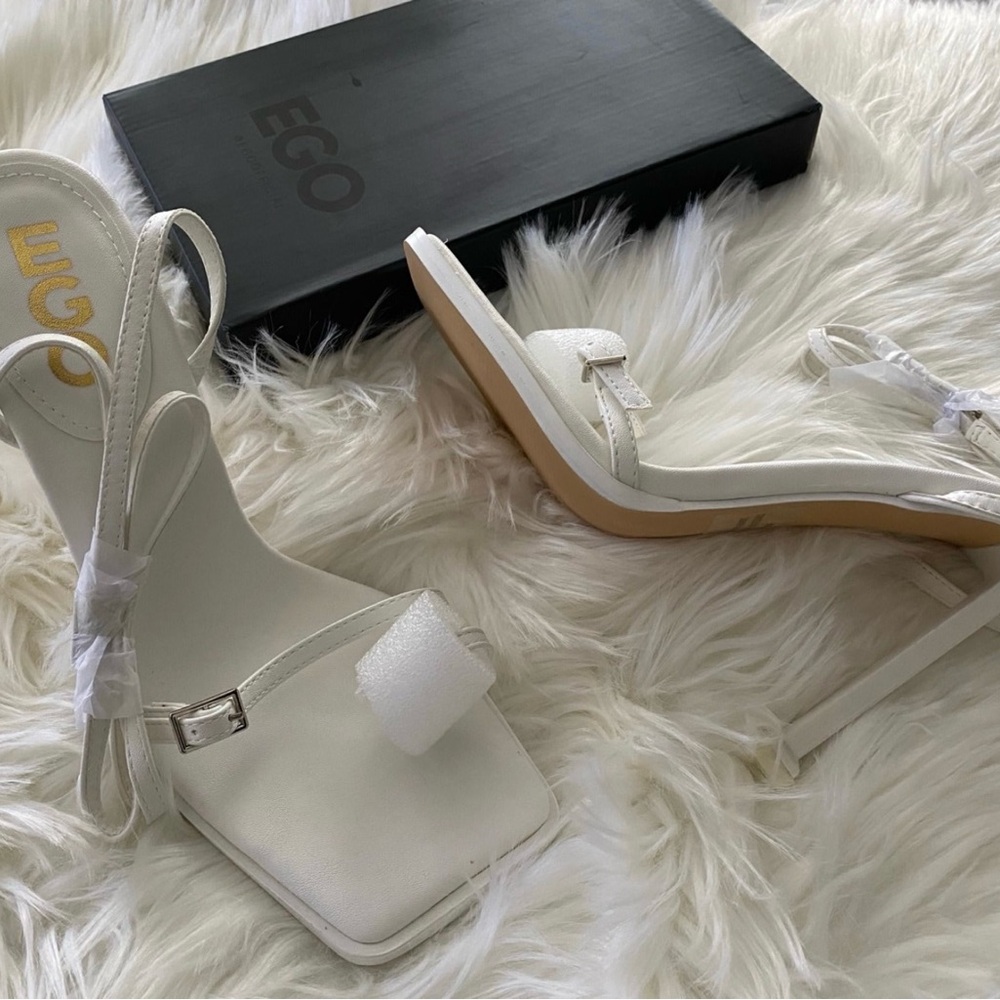 EGO Elegant White Heels